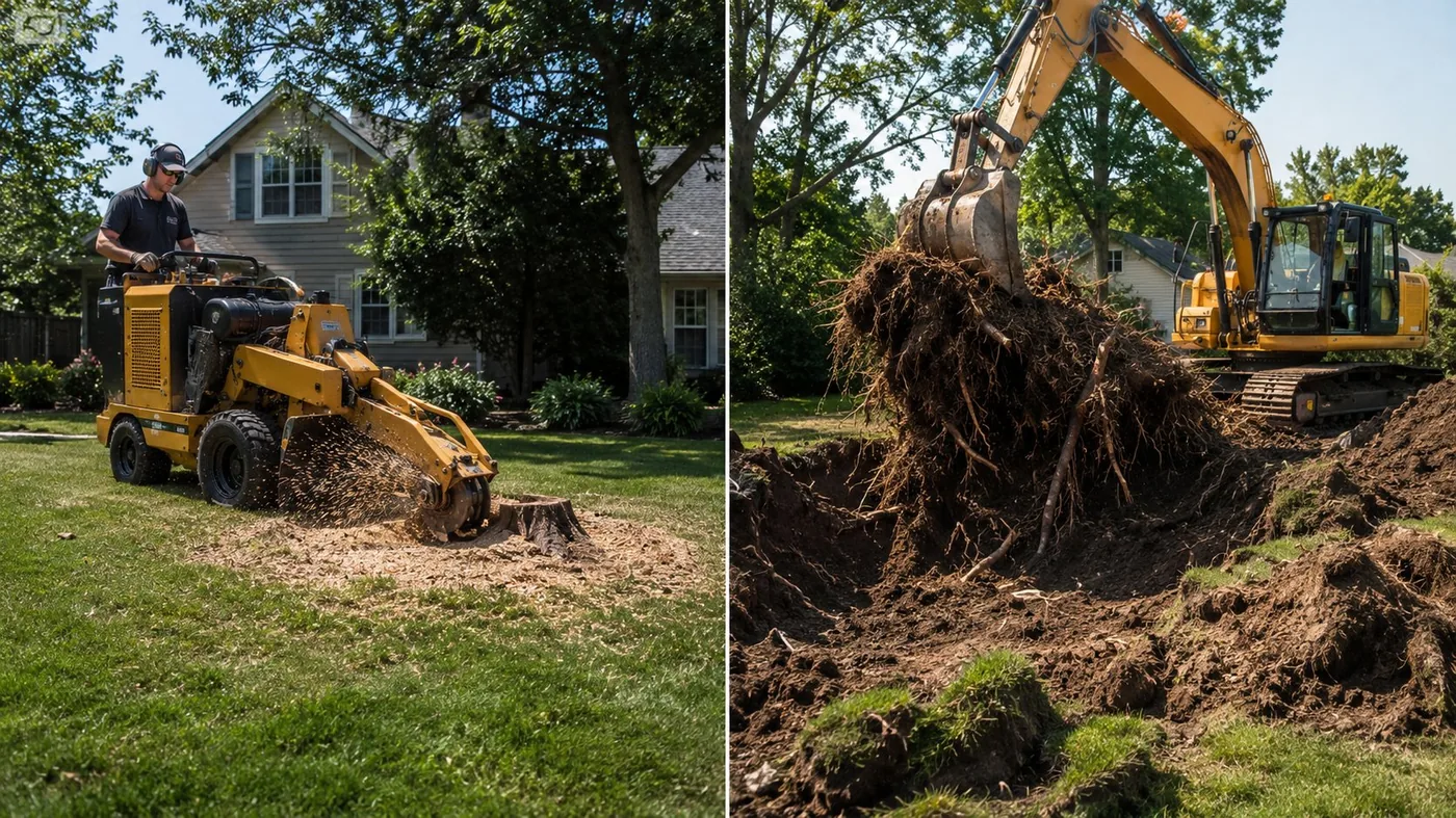 Stump Grinding vs. Stump Removal: Which Is Right for You?